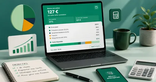 Calculateur de revenu net micro-entreprise