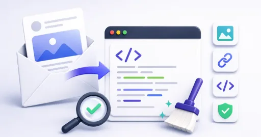 Extracteur HTML d'e-mail et nettoyeur de newsletter